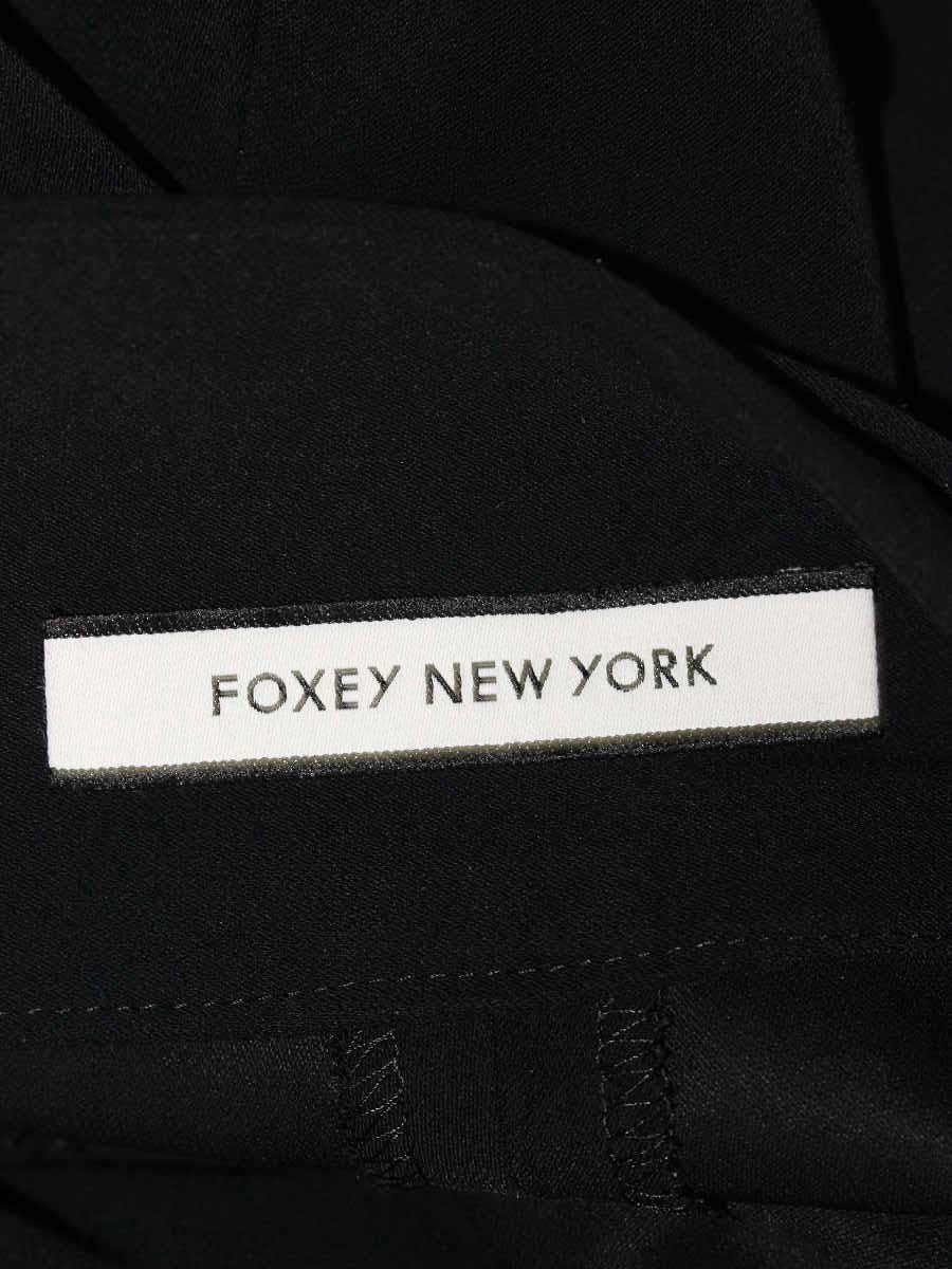 フォクシーニューヨーク 35502 パンツ 38 ブラック キュロット IT1XINNYKI8O