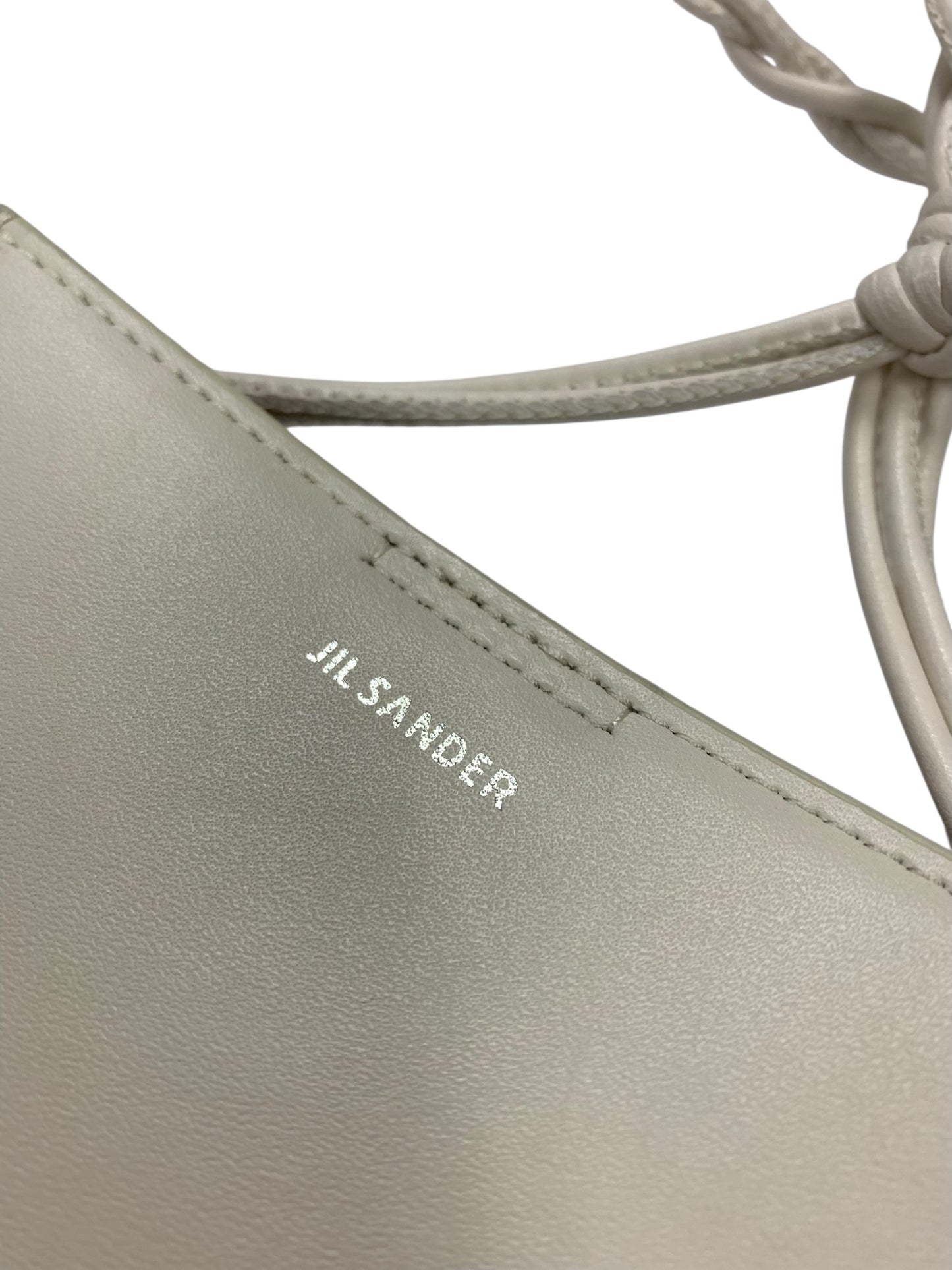 ジルサンダー Tangle スモール ショルダーバッグ ホワイト レザー ITFG56EF7X8W