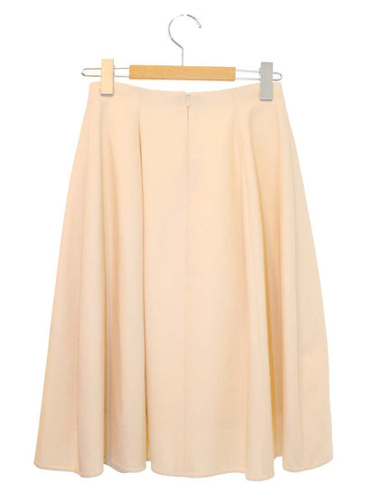 フォクシーブティック CHOUQUETTE 39780 スカート 38 ベージュ タックフレア ITZ3EK62P3MO