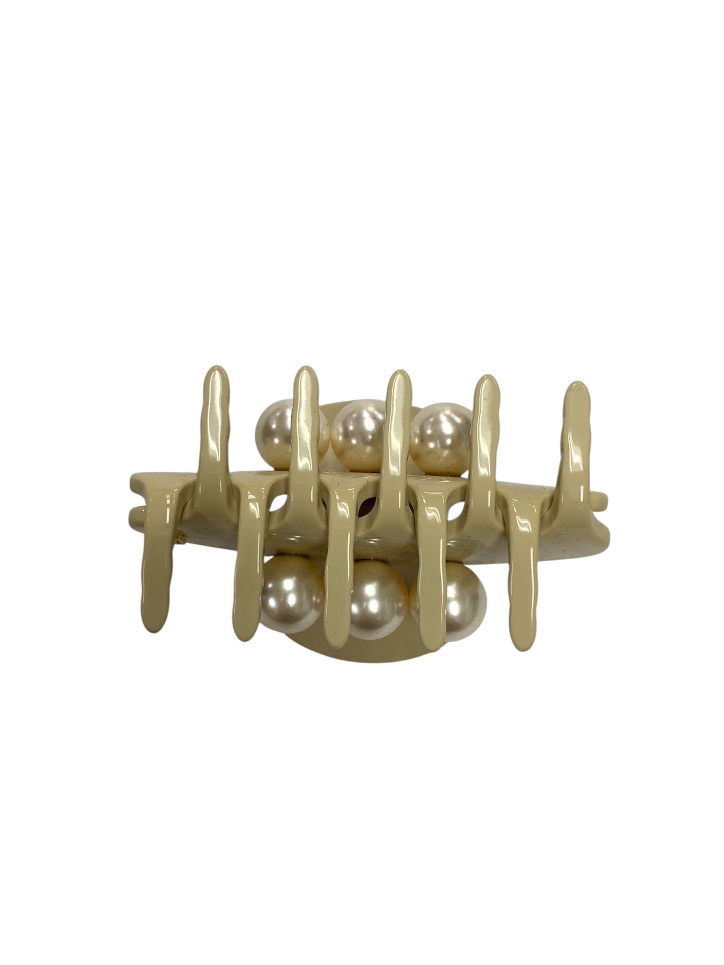 アレクサンドルドゥパリ OVERSIZE PINCE SMALL CLIP ACCS-17607-02 ミニクリップ ベージュ パール IT7K0O2PARS6