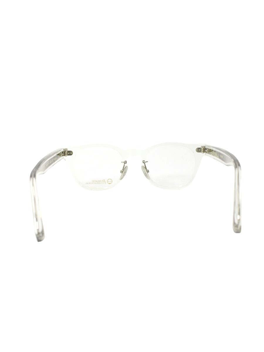 ドメスティックインターナショナル DI-1003 メガネ 透明 セルフレーム フルリム ウェリントンシェイプ ITHZK9DJSLZC