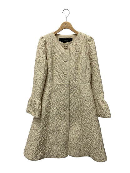 トゥービーシック W5A80-119-40 コート 40 ベージュ LIMONTA リモンダ社製 ジャガード ITQ0SP7QNL11