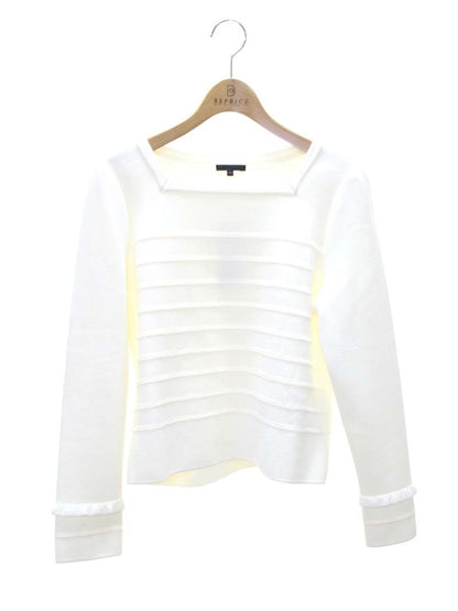 トゥービーシック W5N01-103-02 ニット 42 ホワイト ボーダー ITACOXOINMKO