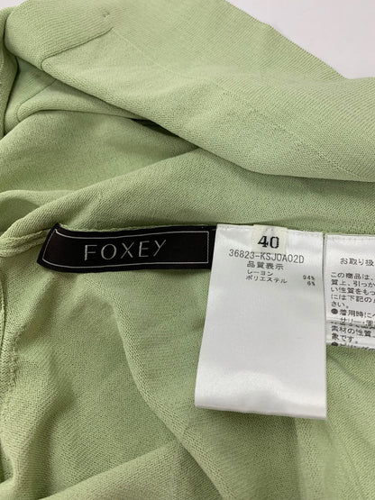 フォクシーブティック Upper Standard 36823 カーディガン 40 グリーン 2020年増産品 ITHEPD48STZK