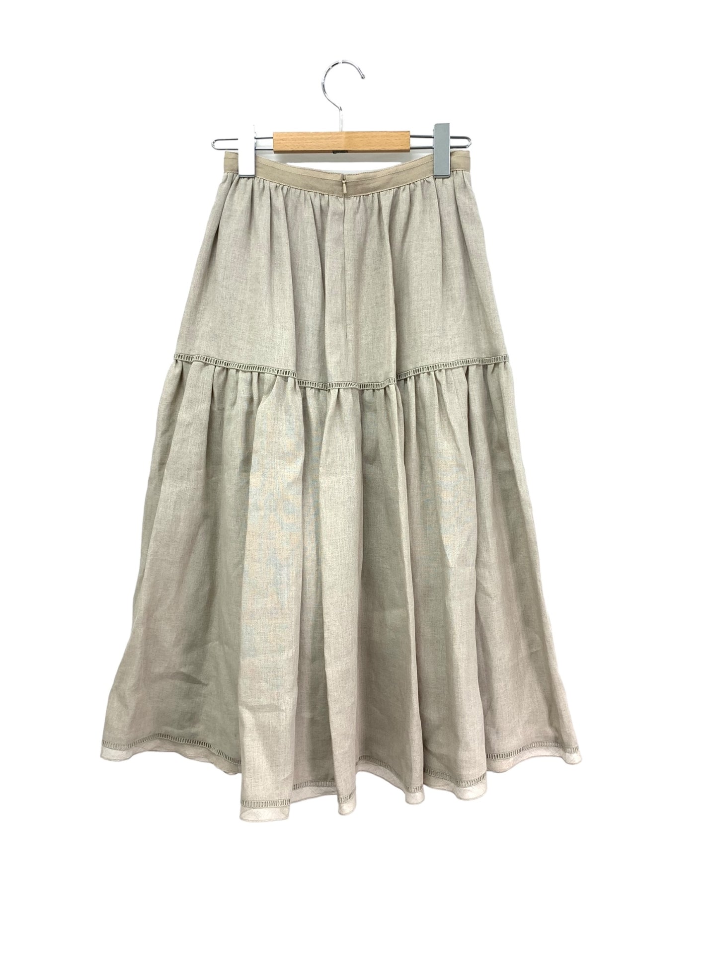 フォクシーブティック SKIRT MANOIR 44165 スカート 38 ベージュ 直営店舗限定カラー ITB4NAJ9TQAT