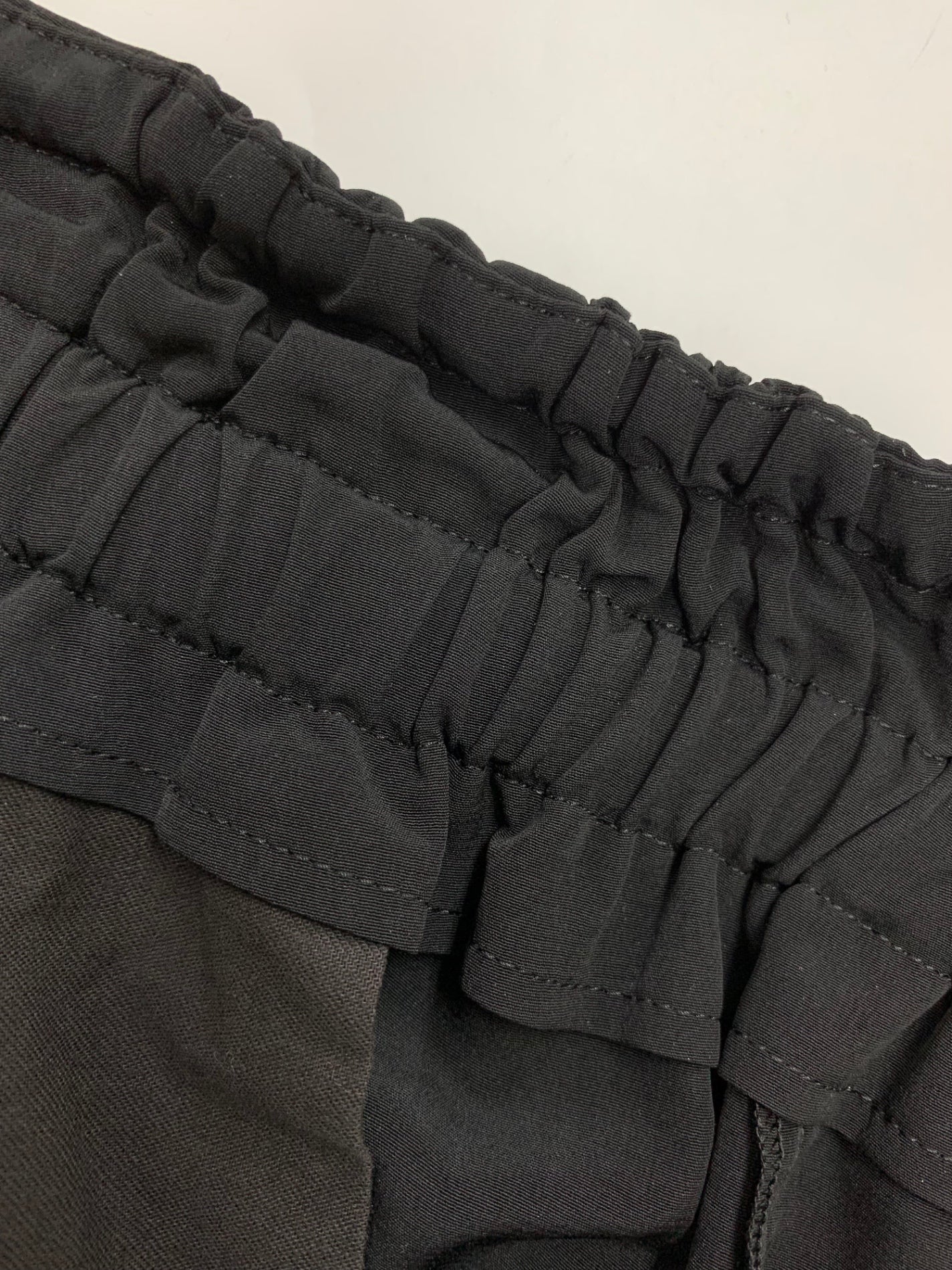 レギュレーション ヨウジヤマモト パラシュートデシンパンツ FU-P52-500 1 ブラック IT2PH728UP1N