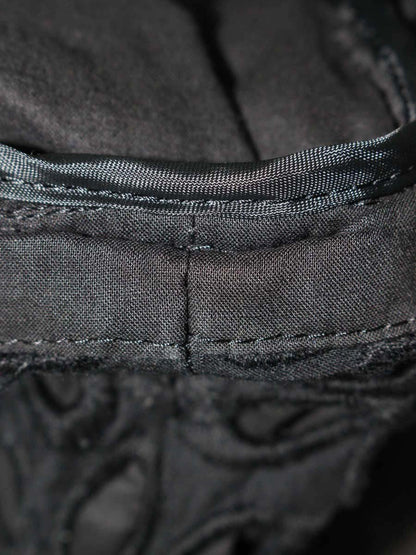 エムズグレイシー 220307 シャツ ブラウス 38 ブラック カットワーク ITZ3ZWF6MWLC