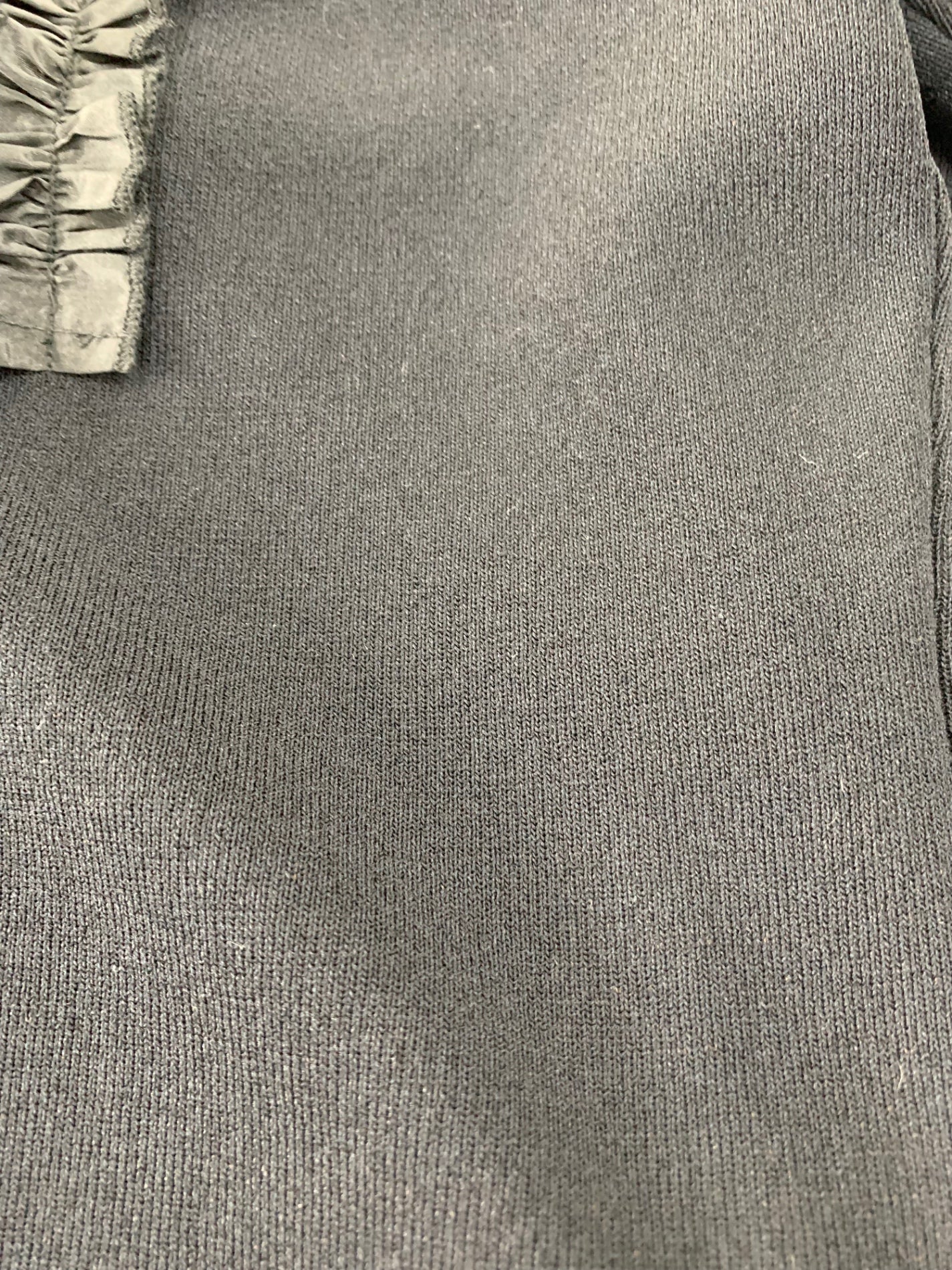 ルネ 6932260 パーカー 38 ブラック フリル ジップアップ IT0JOXNFAHZI