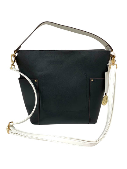 エムズグレイシー パンチング 994503 トートバッグ ブラック カメリア柄 ITZJJDNIRA61