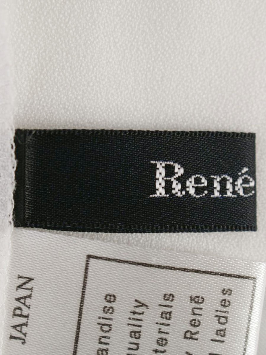 ルネ 5031050 ブラウス 36 ホワイト フリル IT5XAWEEP48G