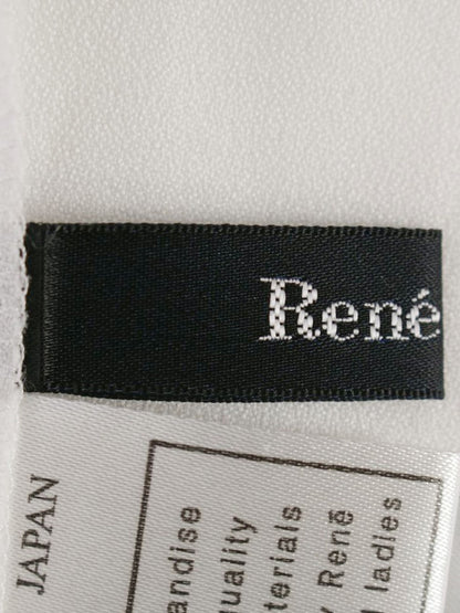 ルネ 5031050 ブラウス 36 ホワイト フリル IT5XAWEEP48G