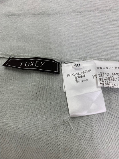 フォクシーブティック フーディカーディガン 38822 40 ブルー ミント ITOHVUR34F8G