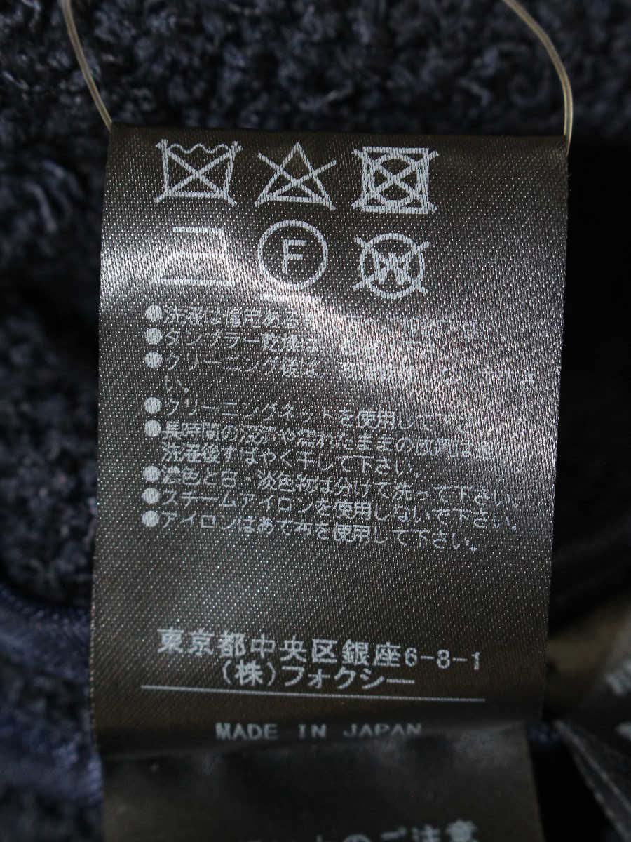 フォクシーブティック Tweed Compact 37738 ジャケット 38 ネイビー 2020年増産品 ITPPP3JHMM20