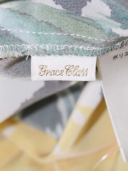 グレースクラス ボタニカルドレープトップ 0221241146 36 イエロー IT1QG3XKT5X8 【SALE】