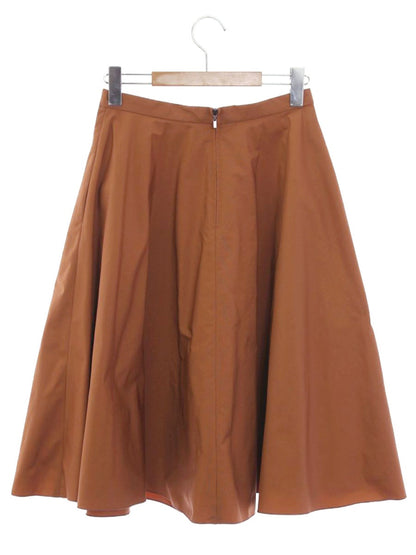 フォクシーニューヨーク 38426 スカート 38 ブラウン フレア ITUA1RPGARSS