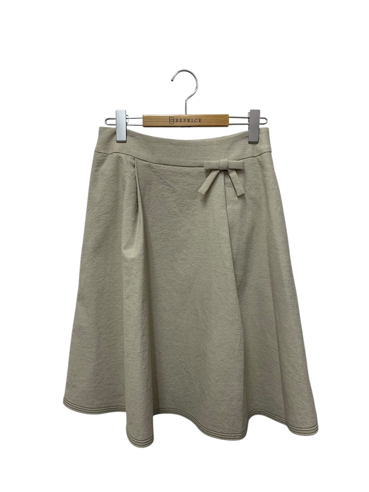 エムズグレイシー 914313 917332 セットアップ 38 ベージュ ジャケット スカート リネン混 ITG42PZMC5LC