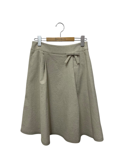 エムズグレイシー 914313 917332 セットアップ 38 ベージュ ジャケット スカート リネン混 ITG42PZMC5LC