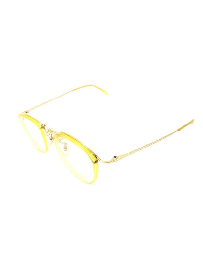 白山眼鏡店 眼鏡 イエロー/ゴールド メタルフレーム フルリム ウェリントン IT0H5YHP7WFG 【SALE】