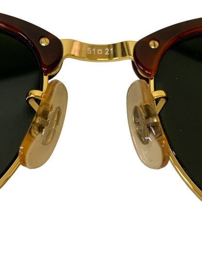 レイバン クラブマスター RB3016 サングラス ブラウン コンビフレーム フルリム ウェリントン ITMV4OJQKDDI