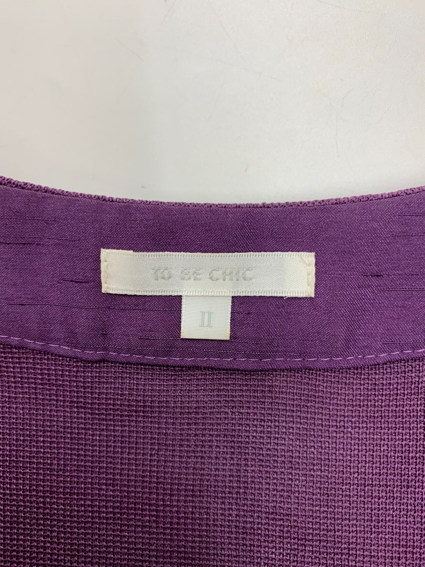 トゥービーシック UDE31-734-34 カーディガン 2 パープル リボン ITD1F6XOTC4I