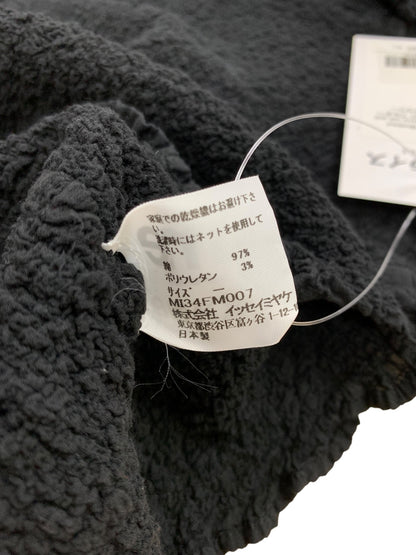 ミーイッセイミヤケ Wrinkled high neck short sleeve cut and sew knit MI34FM007 プルオーバー ブラック カリフラワー ITEY4NMMT47I 【SALE】