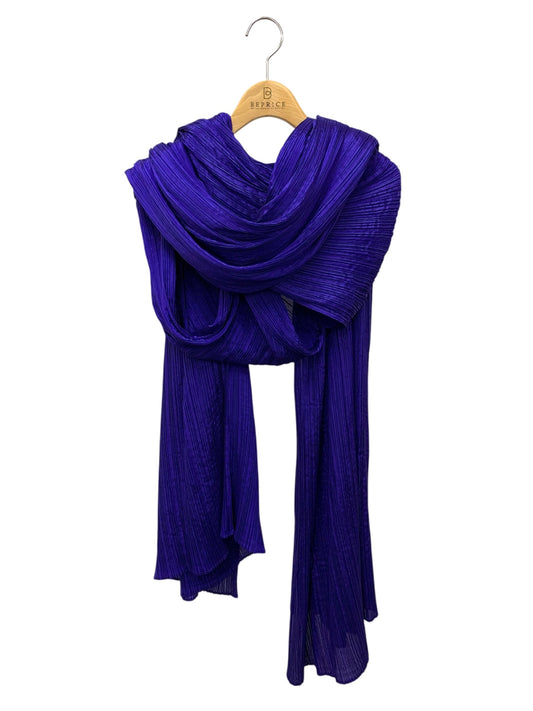 プリーツプリーズイッセイミヤケ PP64 ブルー プリーツ ワンピース ストール ITUFESH7YZ0G