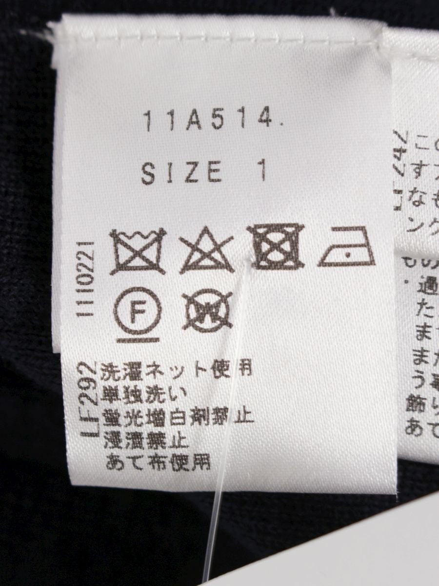 チェスティ 11A514 ワンピース 1 ネイビー フラワーレース プリーツ ITIPZ3YXBT8Q