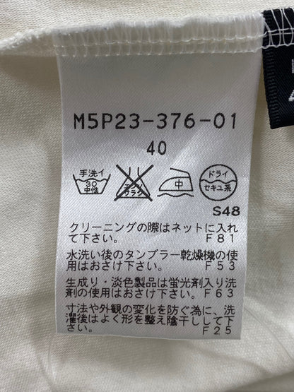 エポカ M5P23-376-01 Tシャツ カットソー 40 ホワイト ITZMOVL87RIO