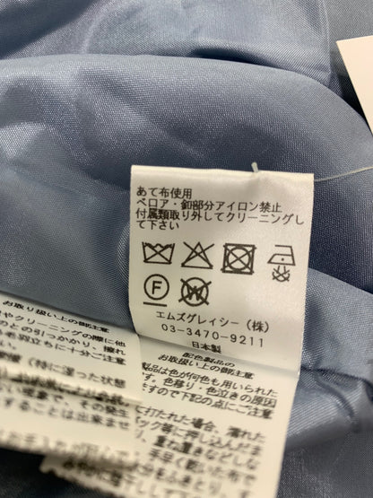 エムズグレイシー バイカラーウールワンピース 511701 38 ブルー ITSYUFF5C05V
