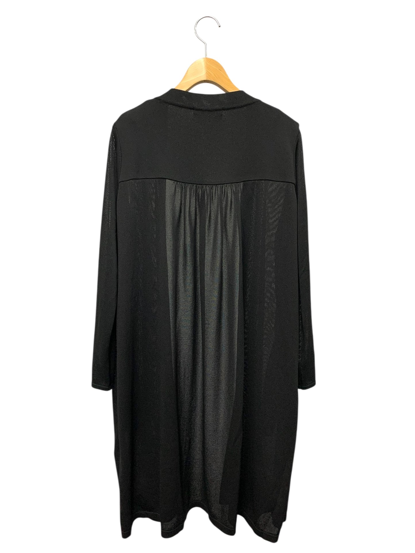 ルネ 5112210  カーディガン 38 ブラック ロング パール IT99CQOAULQ8