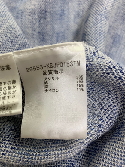 フォクシーブティック インディゴチェックカーディガン 29553 カーディガン 38 ブルー ITY2BELU9BZK