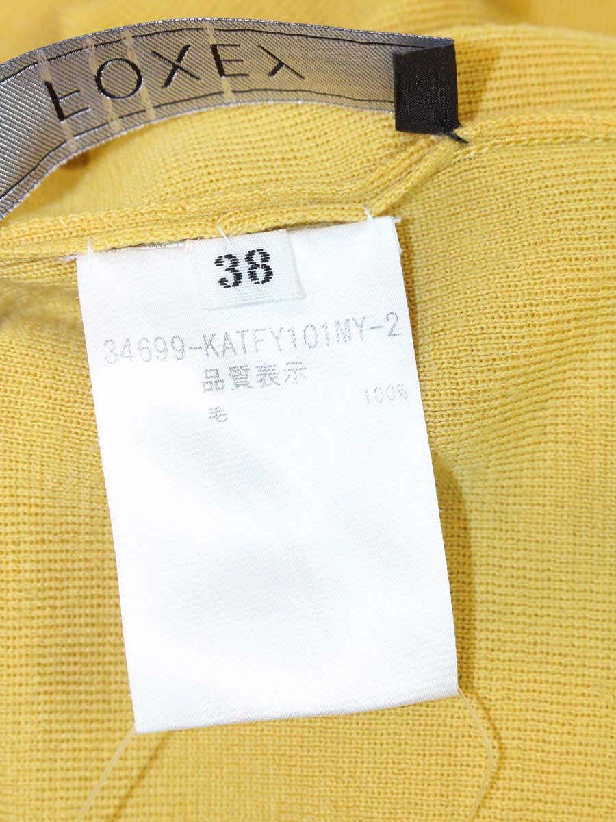 フォクシーブティック セーター オードリー 34699 ニットトップス 38 イエロー ITQ5CQ9M0A10