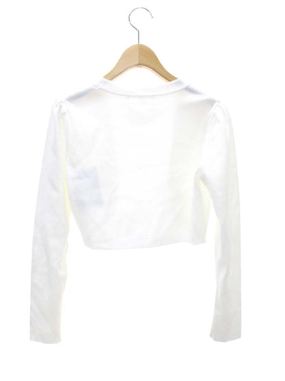 ルネ 6612820 カーディガン 36 ホワイト ニット ボレロ ITHSXENUSE64