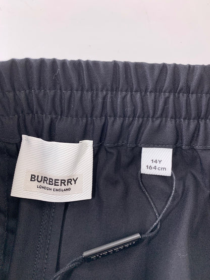 バーバリー 8057792 ショートパンツ 14Y ブラック ハーフ ウエストギャザー ITPXJ5832DBK