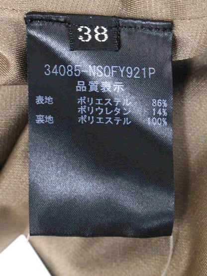 フォクシーニューヨーク ダブルタック ワンピース 34085 38 ブラウン IT1ZSHINEFJC
