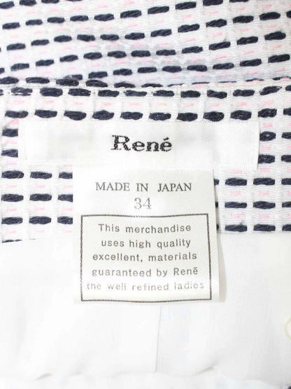 ルネ 6814380 スカート 34 ピンク/ホワイト/ブラック TISSUE ツイード ITIVK0WXQGNO