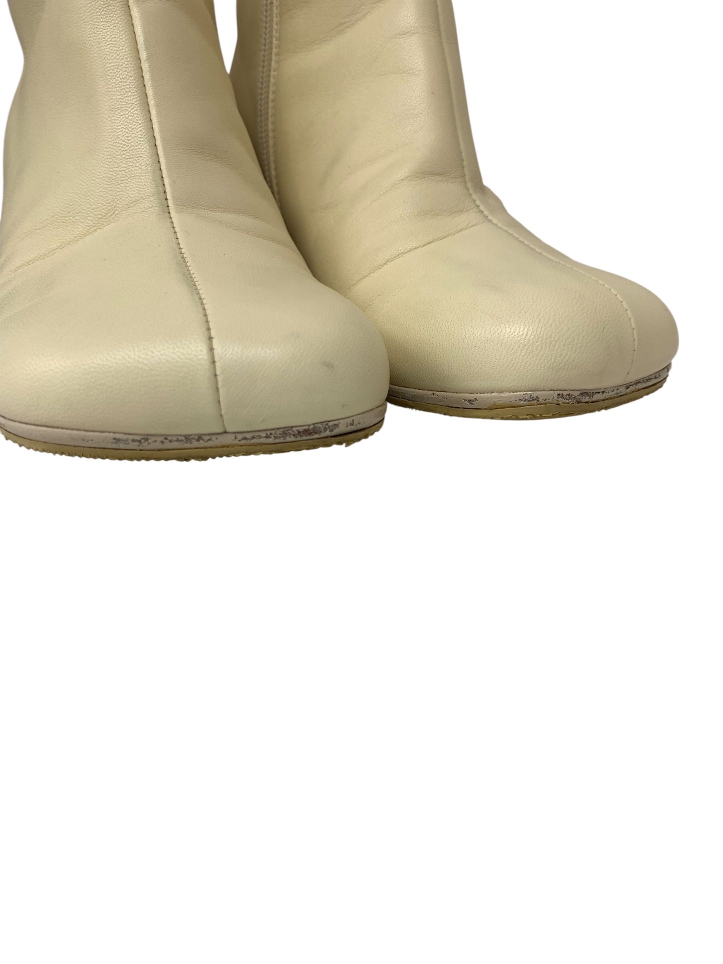 エムエム6メゾンマルジェラ アナトミックアンクルブーツ 36 アイボリー ITSAUV9T89S0 【SALE】