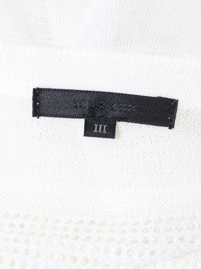 トゥービーシック W5F59-304-01 ロングカーディガン 3 アイボリー パールボタン ITKZWMO8B4TO