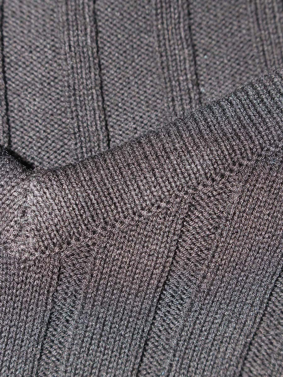 エムプルミエ A722-013 ニット 38 ブラック Vネック リブ IT9MKJ6OEA5G