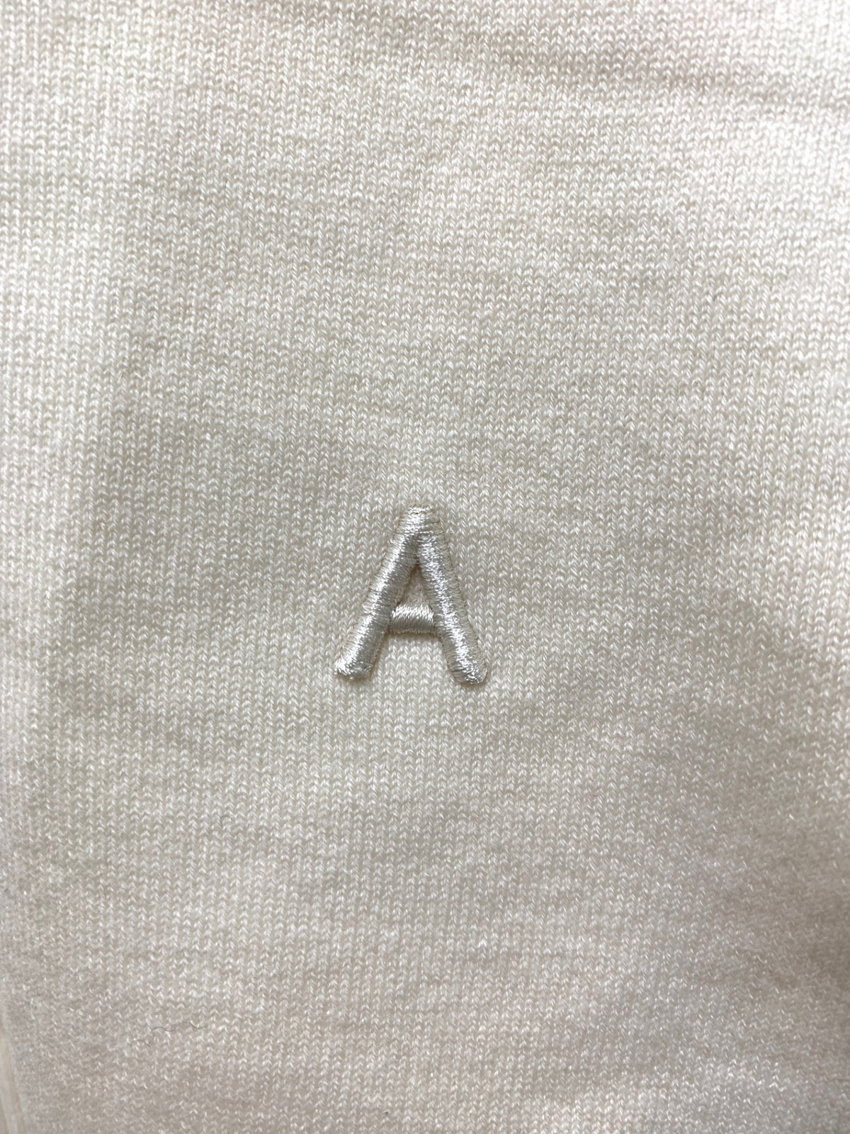 アドーア イニシャルニット 531-5270138 38 ホワイト ITY883Z6WHKG