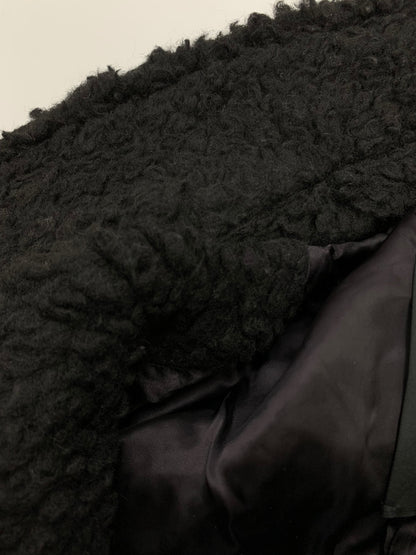 クチュールドアダム ×renoma PARIS ボアP-ジャケット 21SS-046 36 ブラック ITMFRPCESYEG