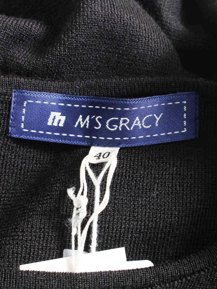 M's GRACY エムズグレイシー コート 花柄 40サイズ TD-811125 ネイビー｜中古｜なんでもリサイクルビッグバン