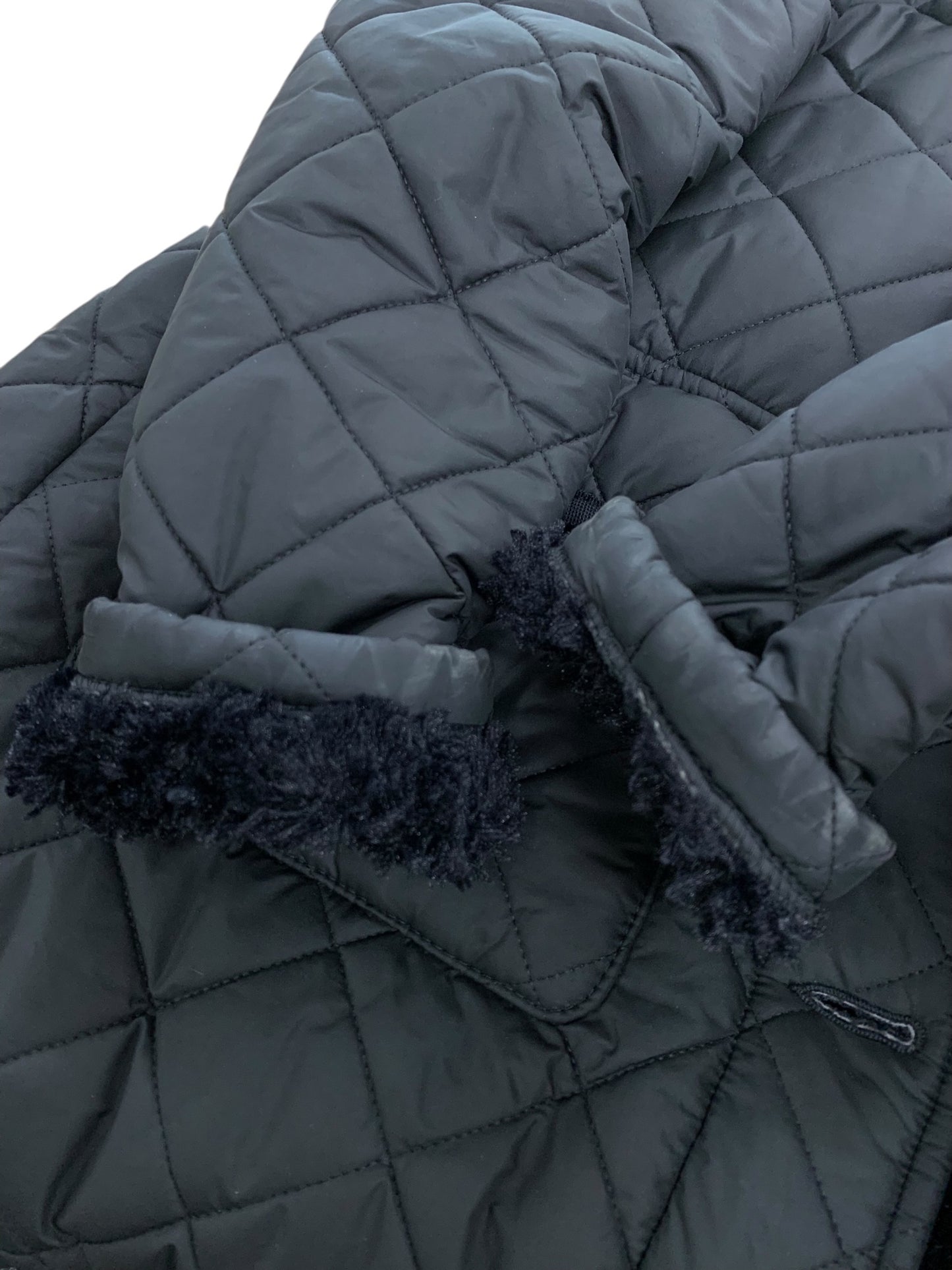 マッキントッシュ コート 36 ブラック キルティング ボア IT8ALRXNVSGW