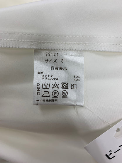 セブンテンバイミホカワヒト ストラップリボントップス 7S124 ブラウス S ホワイト ITHKNJLKVZFK