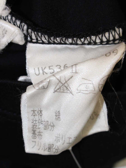 トゥービーシック UK536-391-09 Tシャツ カットソー II ブラック ハートスパンコール ビジュー ITZ8KW3X7NJO
