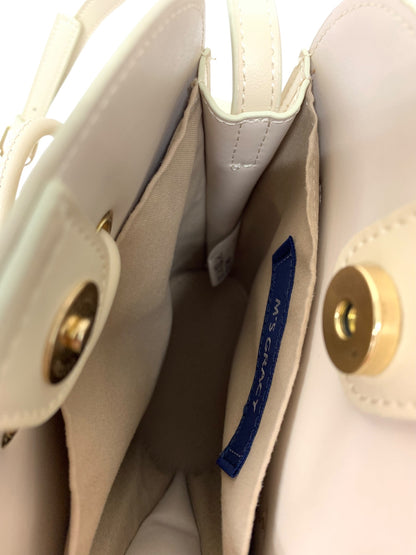 エムズグレイシー リボン付きスモール 394509 ショルダーバッグ ベージュ ITOXL0S4OUFU