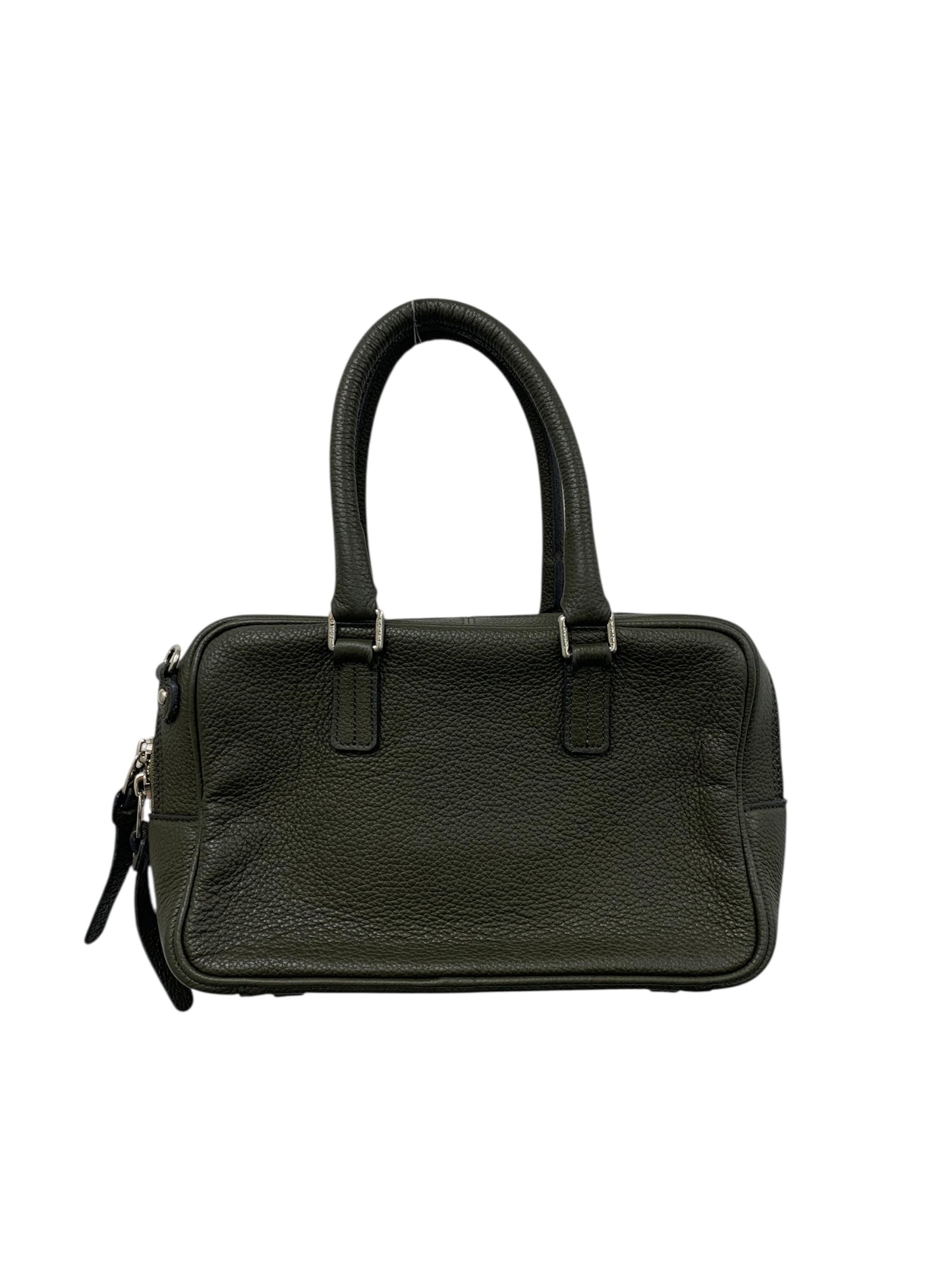 エーディーエムジェイ アールデコボストン ハンドバッグ カーキグリーン ショルダー 2way レザー モーツァルト スワロフスキー IT1VI8M7SM8G