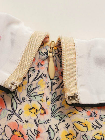 トッカ OPTOYW0330 ワンピース 0 イエロー フラワープリント ITB78CM0Y2NO