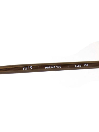 イーファイブアイヴァン m19 メガネ ブラウン/ゴールド ボストン MBRWG/WG ITKLMQR0YSA8