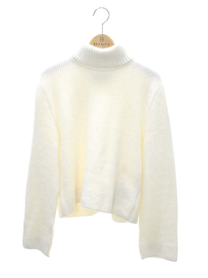 エムズグレイシー 418632 タートルネックニット 38 アイボリー アンゴラ混 ITXZW6VYYJC4 【SALE】